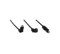 InLine Cavo HDMI orient.180° High Speed Ethernet 4K2K 3m dorato 17003W