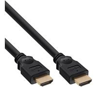 INLINE Cavo Hdmi Premium Hdmi High Speed FullHD 1080p. UHD 2.160p Type-A maschio/Type-A maschio pin dorati nero 0,5m [17655P]