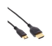 InLine Cavo mini HDMI 2.0 Super Slim A/C Ethernet, 4K2K 4K3D 1,8m 17502C