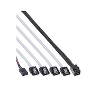 InLine Cavo Mini SAS SFF-8643 a 4x SATA + Sideband 1m Digitale/dati 1 27630B