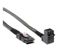 Inline Inline Cavo Mini Sas, SfF-8643 A SfF-8087 + Sideband, 1m, Connettore 90°