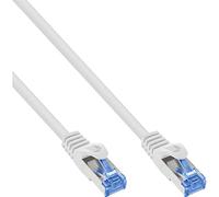 InLine® Cavo patch Cat.6A, SFTP, TP flessibile, Cavi di Rete con Frutto RJ45, Bianco, 15 m
