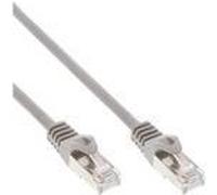 INLINE - Cavo patch - Da RJ-45 (M) a RJ-45 (M) - 2 m - SF/UTP - CAT 5e - senza gancio - Grigio (confezione da 40)
