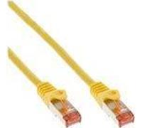 InLine - Cavo patch - Da RJ-45 (M) a RJ-45 (M) - 20 m - SFTP PiMF - CAT 6 - senza gancio flessibile - Giallo (confezione da 40)