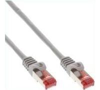 INLINE - Cavo patch - Da RJ-45 (M) a RJ-45 (M) - 5 m - SFTP, PiMF - CAT 6 - schermato, sagomato - Grigio