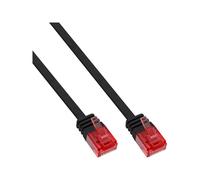 InLine 21107 Cavo Patch Lan Piatto, U/Utp, Cat.6, 15 m, Nero