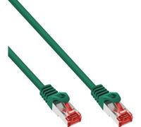 InLine Cavo patch Lan, S/FTP (PiMf), Cat.6, 250 MHz, PVC, CU, verde, 5m