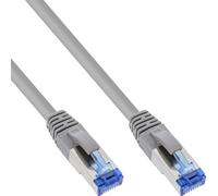 INL InLine® Cavo Rete Lan, S/FTP (PiMf), Cat.6A, 500Mhz, grigio, 10m, Patch Eth