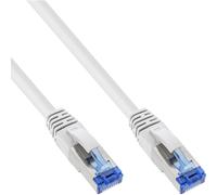 InLine Cavo patch Lan S/FTP(PiMf) Cat.6a 500MHz CU halogenf bianco 025m
