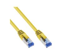InLine Cavo patch Lan S/FTP(PiMf) Cat.6a 500MHz CU halogenf. giallo 76807Y