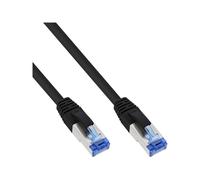 InLine Cavo patch Lan S/FTP(PiMf) Cat.6a 500MHz CU halogenf. nero 7,5m 76807S
