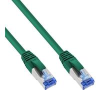 InLine 20399 Cavo Patch Lan, S/Ftp, Cat.6A, 500Mhz, Guaina Halogenfree, 1 m, Verde