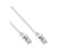 InLine Cavo patch Lan SF/UTP Cat.5e bianco 0,5m bulk Rete 72555W