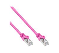 InLine Cavo patch Lan SF/UTP Cat.5e rosa 20m Video/analogico CAT 5e 72520M
