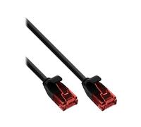 InLine Cavo patch Lan Slim U/UTP Cat.6 nero 7,5m Rete CAT 6 UTP 7,5 m 71207S
