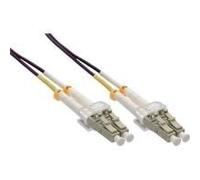 Inline - cavo patch - lc multi -modalità (m) a lc mult -modode (m) - 5 m - fibra di vetro - 50/125 micrometro - OM4 - alogeno