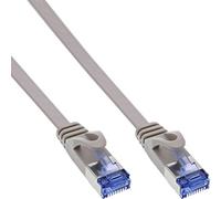 InLine - Cavo Patch Piatto, U/FTP, Cat. 6A, Grigio, 7 m