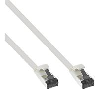 InLine Cavo patch Patch piatto U/FTP TPE Cat.8.1 senza alogeni bianco 75807W