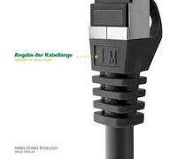 Inline - cavo patch - rj -45 (m) - rj -45 (m) - 1.0m - s -stp/pimf - (categoria 6a) - verde - alogeno -pree (76811g) NEW