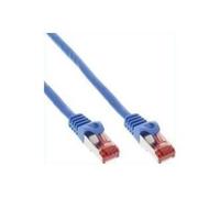 InLine® Cavo patch , S/FTP (PiMf), Cat.6, 250 MHz, PVC, CCA, blu, 1m