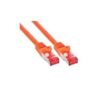 InLine® Cavo patch , S/FTP (PiMf), Cat.6, 250MHz, PVC, rame, arancione, 0,5m