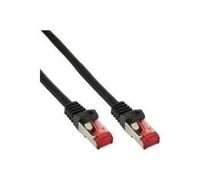 InLine® Cavo patch , S/FTP (PiMf), Cat.6, 250MHz, PVC, rame, nero, 15m