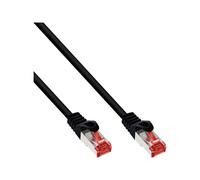 InLine Cavo patch S/FTP (PiMf) Cat.6 250MHz PVC rame nero 15m 76415S