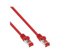 InLine Cavo patch S/FTP (PiMf) Cat.6 250MHz PVC rame rosso 10m rame 76400R
