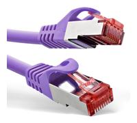 InLine® Cavo patch, S/FTP (PiMf), Cat.6, 250MHz, PVC, rame, viola, 15m