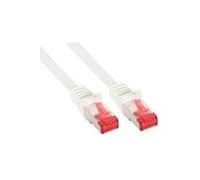 InLine® Cavo patch , S/FTP (PiMf), Cat.6, senza alogeni, rame, bianco, 2m