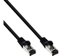 InLine® - Cavo patch S/FTP (PiMf), categoria 8.1, 2000 MHz, senza alogeni, rame, nero, 1 m