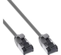 InLine Cavo patch slim U/FTP Cat.8.1 TPE senza alogeni grigio 025m