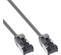 InLine® Cavo patch slim, U/FTP, Cat.8.1, TPE senza alogeni, grigio, 7,5 m