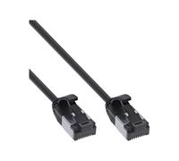 InLine Cavo patch sottile U/FTP Cat.8.1 TPE senza alogeni nero 7,5m 75307S