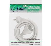 InLine Cavo prolunga con messa a terra H05VV-F3G1.5 bianco 3m 3 m 16403W