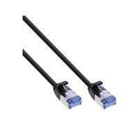InLine Cavo Rete Lan U/FTP Slim Cat.6A nero 10m Patchkabel slim U/FTP 71900S