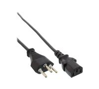 InLine Cavo rete Svizzera SEV 1011 IEC-C13 nero 5 m 5 m 3-pole IEC VDE 16655R