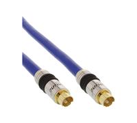 InLine Cavo S-VHS PREMIUM dorato mini DIN a 4pin 2m Coassiale 2 m 89950P