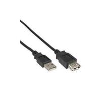 InLine Cavo USB 2.0 Prolunga 20971 Tipo A Maschio/Femmina 1 m Nero