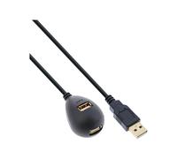 InLine Cavo USB 2.0 A maschio / A femmina x2 Docking con base 34652