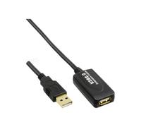 InLine Cavo USB 2.0 Am/ A F Attivo Repeater prolunga nero 15m Active 34612I