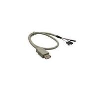 InLine® Cavo USB 2.0 interno 4x 1pin femmina / A femmina, adattatore, 0,40m