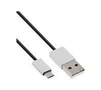 InLine Cavo USB 31750I USB A a Micro-USB B 5 m Alluminio Nero