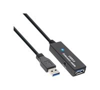 InLine Cavo USB 3.0 M-F Attivo prolunga nero 10m 10 m USB 3.0 9-pole 35655