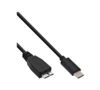 InLine 35722 - Cavo USB 3.1, da USB tipo C a connettore Micro-B, 2 m, colore: Nero