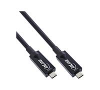 InLine® Cavo USB 3.2 Gen.2 AOC, connettore USB Type-C maschio, nero, 7,5 m