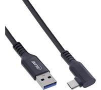 Cavo USB 3.2 Gen.1 - USB-C St angolato - USB-A St per VR - nero - 5 m - 5 m - USB C - USB A - USB 3.2 NEW