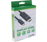 InLine Cavo USB display spina USB-C a spina HDMI (DP Alt) 4K2K nero 2m 64112