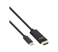 InLine Cavo USB display spina USB-C a spina HDMI (DP Alt) 4K2K nero 3m 64113