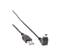 INLINE - Cavo USB - Mini USB Tipo B (M) a USB (M) - 1 m - Spina a 90 - Nero NEW
